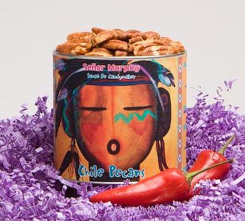Chile Pecans Artist Tin